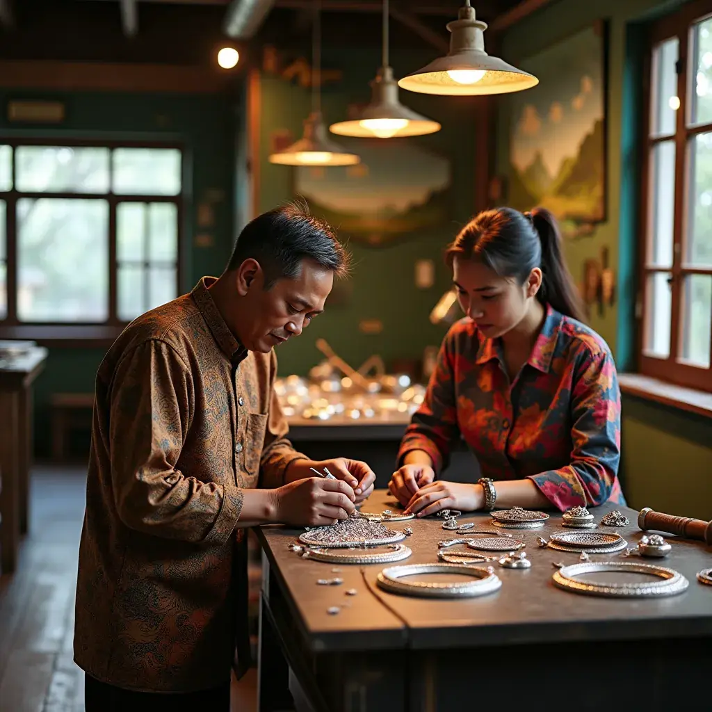 Modern office workspace